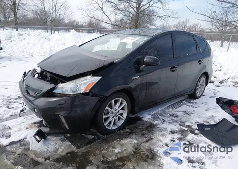 2012 Toyota Prius V from USA, damaged, VIN JTDZN3EU6C3081529